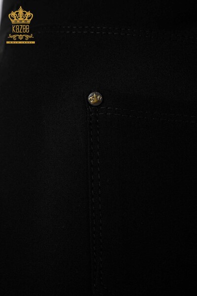 Venta al por mayor Falda Mujer Bolsillo Largo Negro - 4190 | kazee - 11