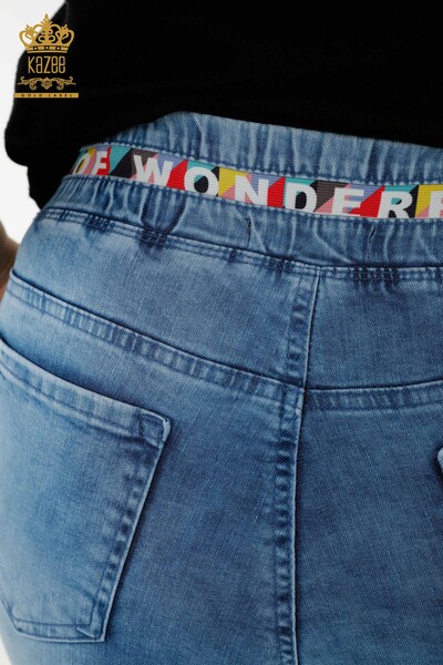 Venta al por mayor de Pantalones de Mujer - Bolsillos - Azul - 3680 | kazee - Thumbnail