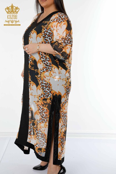 Venta al por mayor Mujer Pareo Patrón Leopardo - 7754 | kazee - Thumbnail