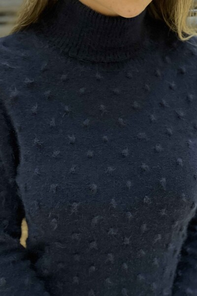 Venta al por mayor Suéter de punto para mujer con diseño propio de angora - 18719 | kazee - Thumbnail