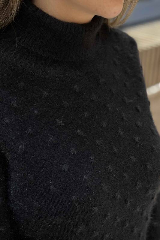 Venta al por mayor Suéter de punto para mujer con diseño propio de angora - 18719 | kazee