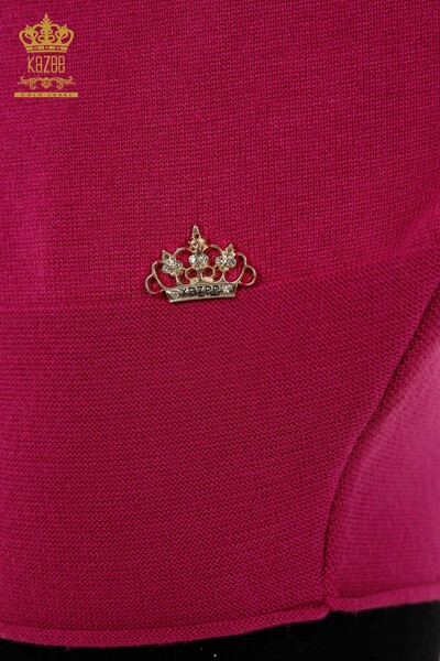 Venta al por mayor de Suéter de Mujer - Básico - Púrpura - 30241 | kazee - Thumbnail