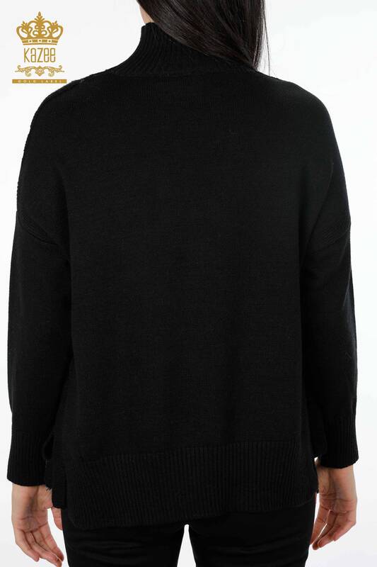 Venta al por mayor Suéter de Punto para Mujer Lados Tie-atado Estampado Básico - 30000 | kazee