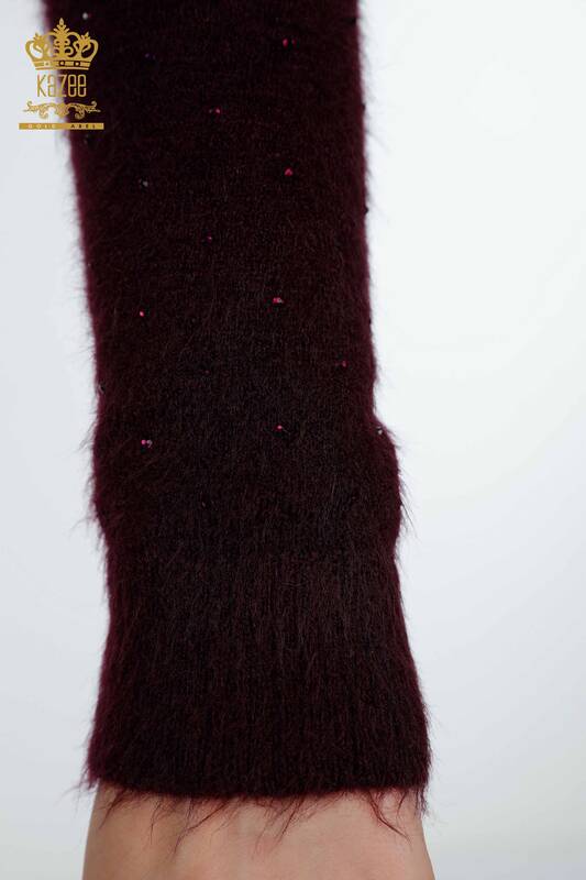 Venta al por mayor de las mujeres suéter de punto de lunares patrón bordado de piedra - 18901 | kazee