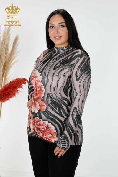 Venta al por mayor de suéter de punto para mujer Angora Mink - 18987 | kazee - Thumbnail