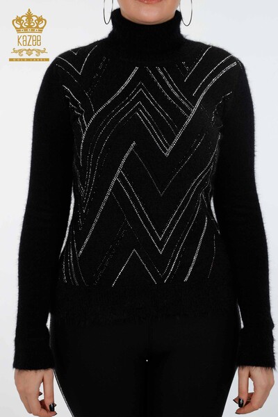 Kazee - Venta al por mayor de suéteres de punto para mujer, línea bordada con piedra detallada - 18908 | kazee (1)