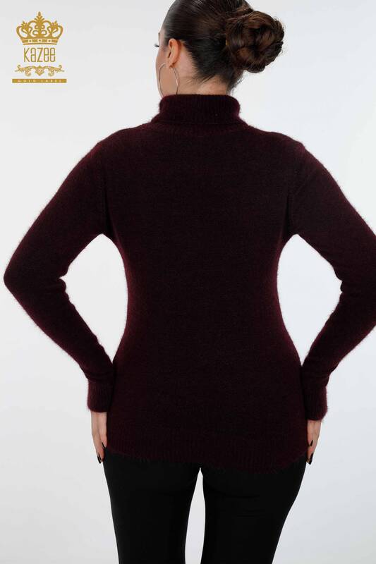 Venta al por mayor de suéteres de punto para mujer, línea bordada con piedra detallada - 18908 | kazee