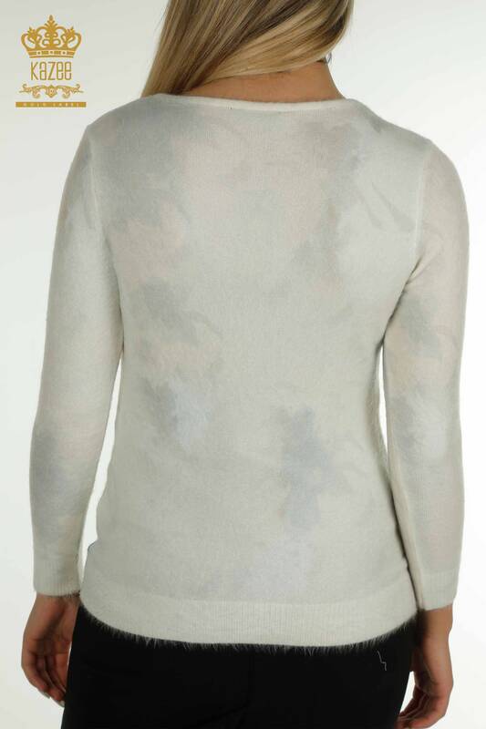 Venta al por mayor Suéter de Punto para Mujer Angora Digital Impreso Digital - 40042 | KAZEE