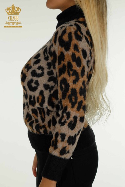 Venta al por mayor Suéter de punto para mujer con estampado de leopardo - 30631 | KAZEE - Thumbnail