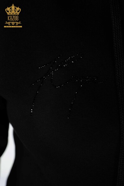 Venta al por mayor Conjunto Chándal Mujer Cuero Detallado Negro - 17467 | kazee - 3