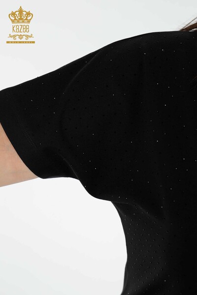 Venta al por mayor Conjunto Chándal Mujer Manga Corta Negro - 17389 | kazee - 5