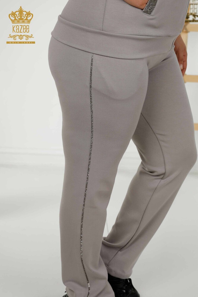 Venta al por mayor Conjunto de Chándal de Mujer con Capucha Gris - 20392 | kazee - 9