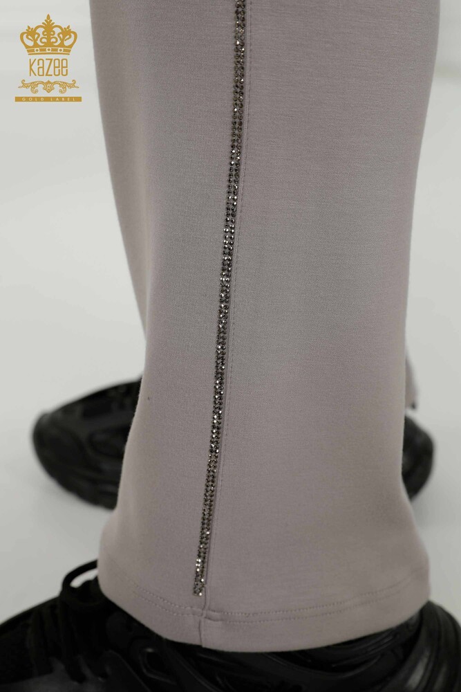 Venta al por mayor Conjunto de Chándal de Mujer con Capucha Gris - 20392 | kazee - 12