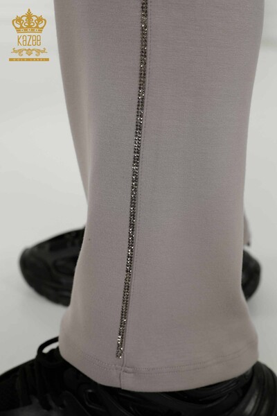 Venta al por mayor Conjunto de Chándal de Mujer con Capucha Gris - 20392 | kazee - 12