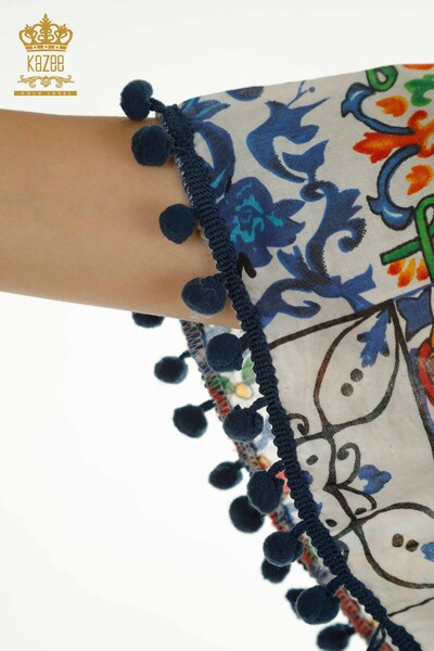 Venta al por mayor Bolso de Vestir de Mujer Detallado Azul Marino - 2402-211282 | S&M - Thumbnail