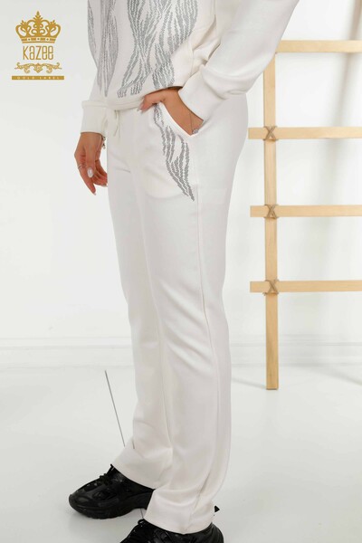 Venta al por mayor Conjunto de Chándal de Mujer con Capucha Crudo - 17566 | KAZEE - 8