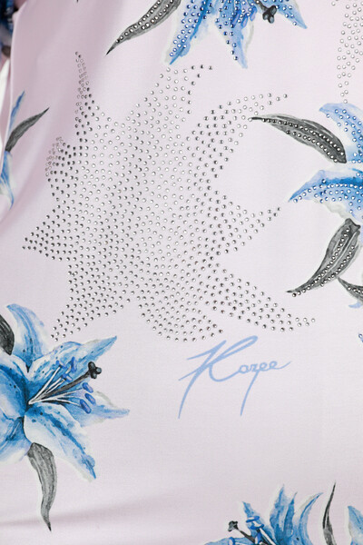 Venta al por mayor Ropa de Mujer Blusa Patrón Floral Digital - 12064 | kazee - Thumbnail