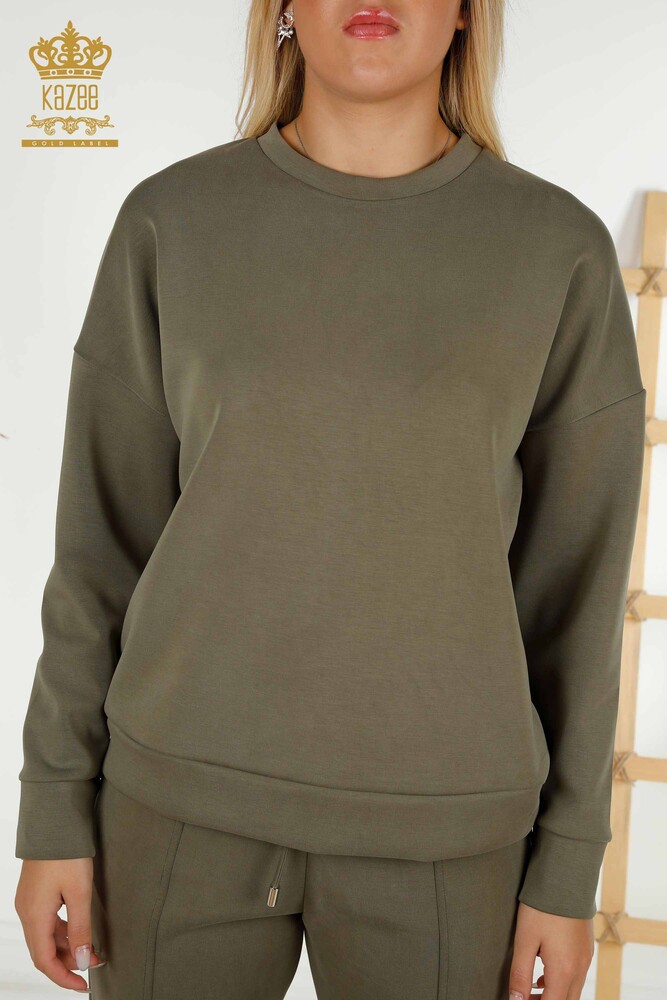 Venta al por mayor Chándal de Mujer Básico Bolsillo Caqui - 17579 | KAZEE - 2