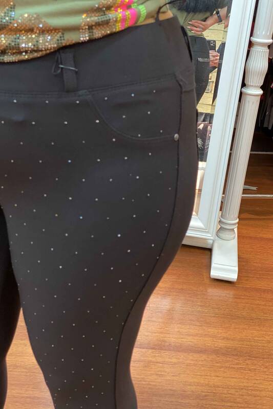 Venta al por mayor Pantalones de Mujer Crystal Stone Bordado - 3207 | kazee