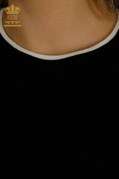 Оптовые женщины трикотаж Казах Американская модель Черная - 30790 | Каzee - Thumbnail