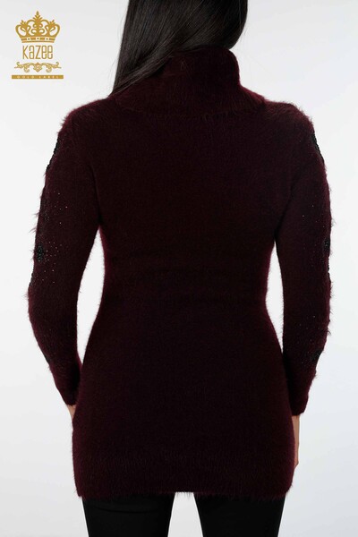 Оптовая Женщин Трикотаж Туника Рукава Тюль Вышитые Ангора Камнем - 18888 | КАZЕЕ - 16