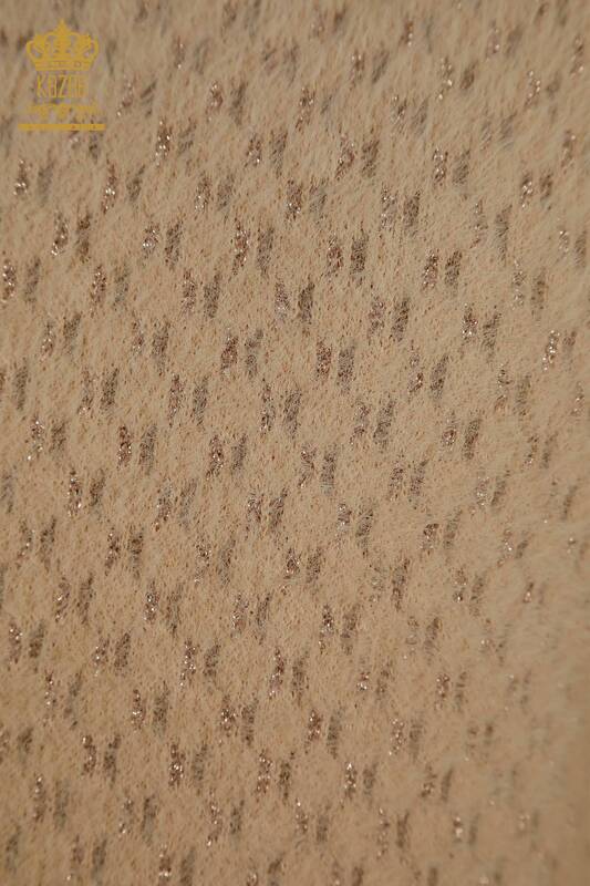 Женский вязаный свитер оптом из ангоры, бежевый - 30446 | КАZEE