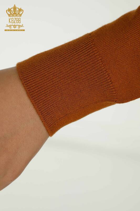 Женский вязаный свитер оптом с логотипом Тан - 11052 | КАZEE