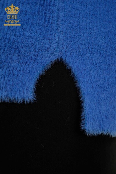 Женский вязаный свитер с длинным рукавом оптом, электрический цвет - 30775 | КАZEE - Thumbnail