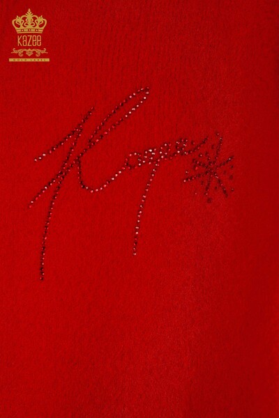 Женский жилет с двумя карманами оптом, красный - 30582 | КAZEE - Thumbnail (2)