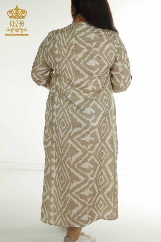 Женское платье из норки с разрезом оптом - 2402-211432 | S&M