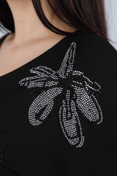 Вышивка из чесаного хлопка с цветочным узором для женщин - 77915 | КАZЕЕ - Thumbnail