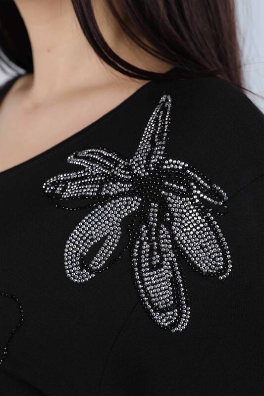Вышивка из чесаного хлопка с цветочным узором для женщин - 77915 | КАZЕЕ