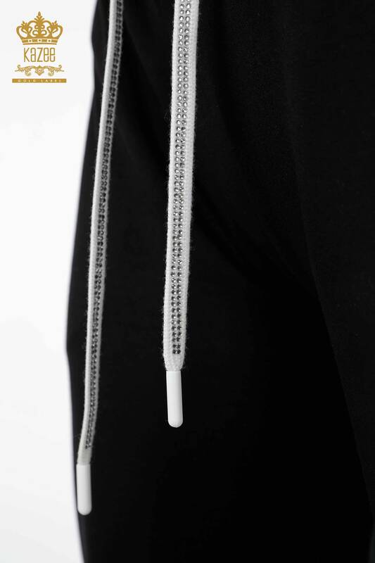 Женский спортивный костюм оптом с текстовым подробным узором в виде бабочки - 17408 | КАZЕЕ