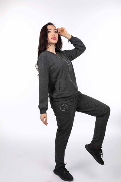 Женский спортивный костюм с длинным рукавом Kazee Logo - 17346 | КАZЕЕ - Thumbnail