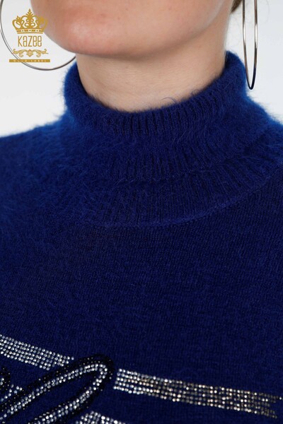 оптовая продажа женского трикотажа свитер Kazee надписи подробный камень вышитые - 18900 | КАZEЕ - Thumbnail
