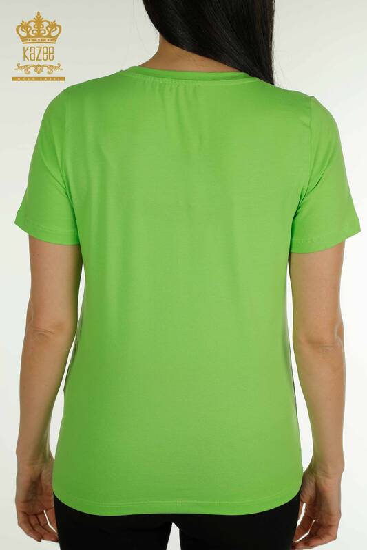 Женская блузка оптом, базовый фисташково-зеленый - 79562 | КАZEE