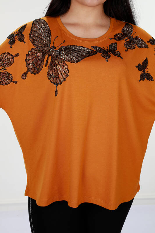Женская блузка оверсайз из вискозы больших размеров оптом - 77876 | КАZЕЕ