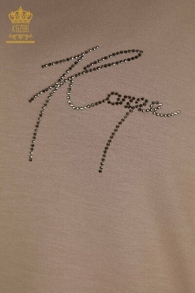 Женская блузка из норки с коротким рукавом оптом - 79317 | КАZEE - 3