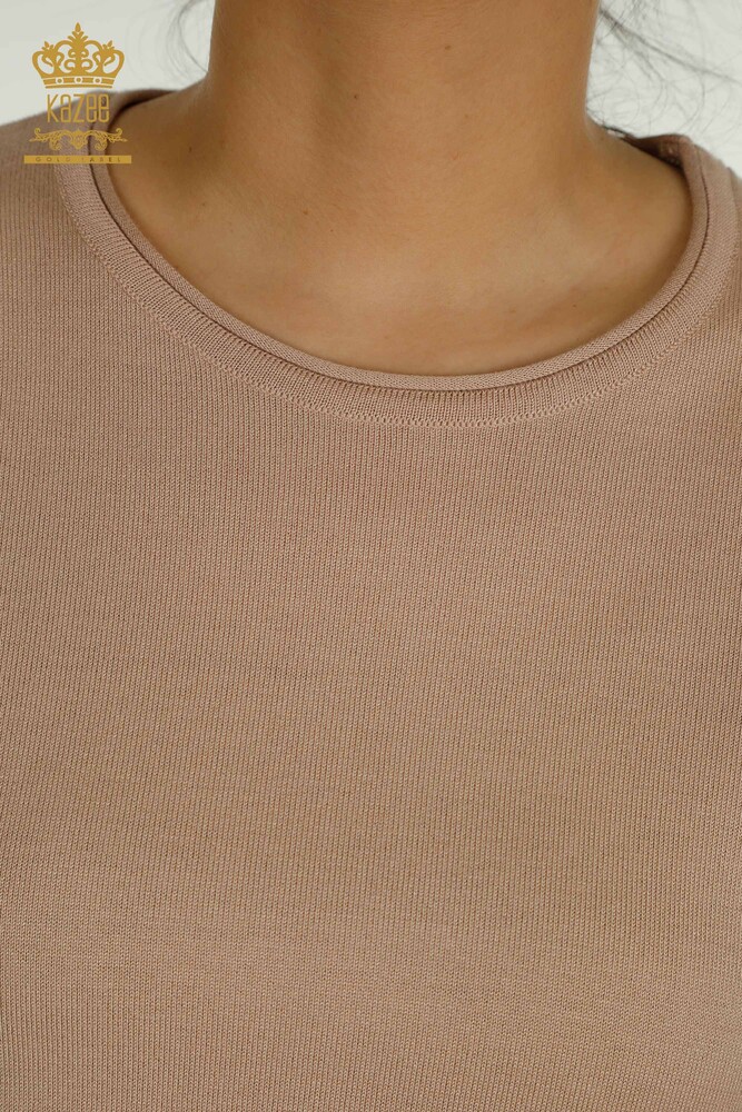 Женский вязаный свитер оптом Американская модель Камень - 15943 | КАZEE - 3