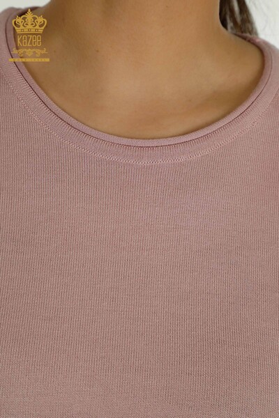 Женский трикотажный свитер оптом Американская модель Порошок - 15943 | КАZEE - 3