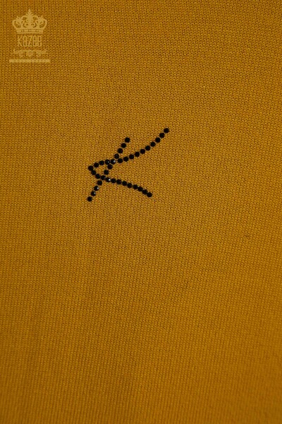 Женский вязаный свитер оптом, американская модель Шафран - 30335 | КАZEE - Thumbnail