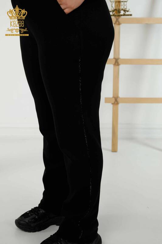 Женский спортивный костюм с капюшоном черный - 20392 | КАZЕЕ