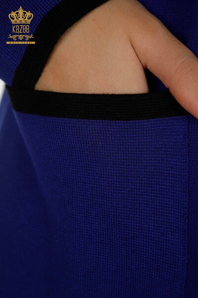 Женский кардиган с карманами на пуговицах оптом - 30148 | КАZEE - Thumbnail