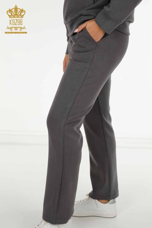 Женский спортивный костюм оптом на молнии, серый - 17619 | КАZEE