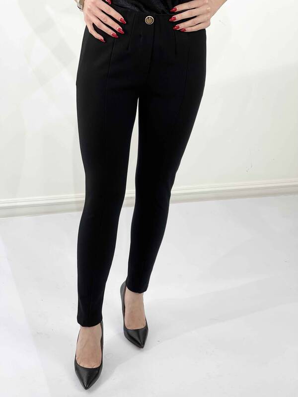 Оптовые женские брюки с вышивкой на пуговицах - 3377 | КАZЕЕ
