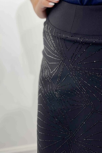 Оптовая женская юбка с россыпью камней большого размера - 4163 | КАZЕЕ - Thumbnail