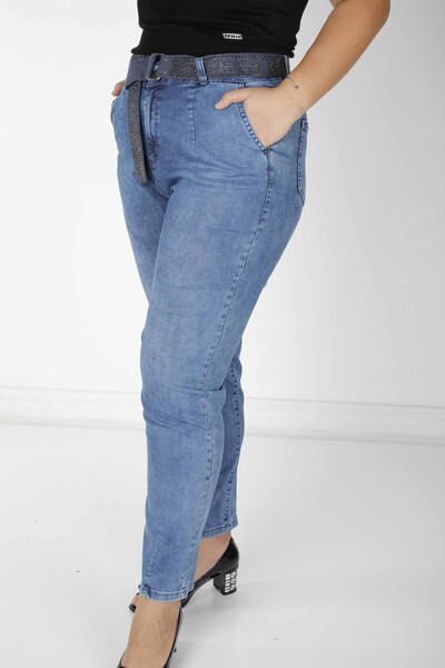 Pantalon bleu avec poches - 3687 | KAZEE (Lot de 4 36-38-40-42) - Kazee (1)