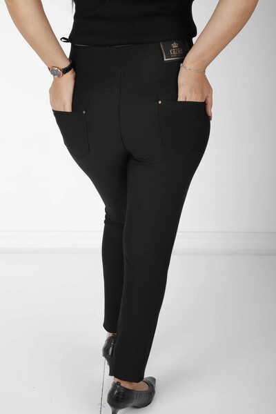 Pantalón Negro con Piedras de Colores - 3768 | KAZEE (Juego de 4 42-44-46-48) - 6