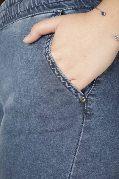 Pantalon Détail Noué Bleu Marine - 3500 | KAZEE (Lot de 4 36-38-40-42) - 7