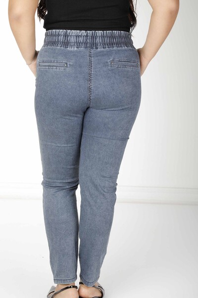 Pantalon Détail Noué Bleu Marine - 3540 | KAZEE (Lot de 4 36-38-40-42) - 8